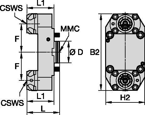 DMG Mori • Herramienta estática axial • KM™ • MMC 002