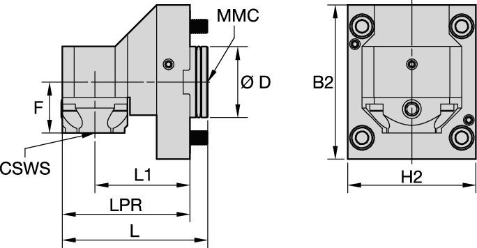 DMG Mori • Static Tool Radial • KM™ • MMC 002