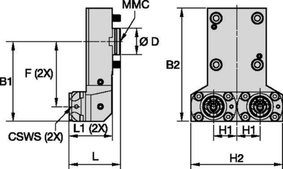 DMG森精機 • 軸方向固定工具 • KM™ • MMC 001