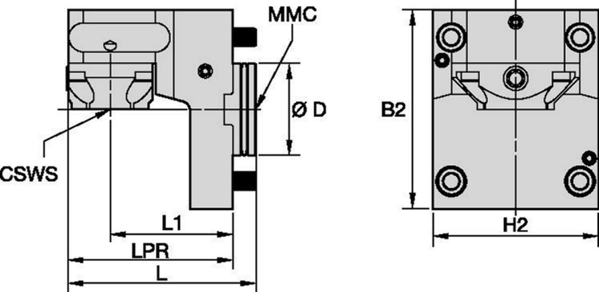DMG森精機 • 径方向固定工具 • KM™ • MMC 002