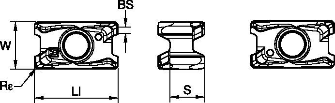 Insertos • XNGU-MH • Desbaste pesado