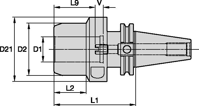 Mandrin hydraulique à couple de serrage élevé (HT) HydroForce™