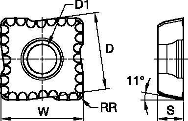 TC4 • Center Inserts • Long Chip Materials • V38