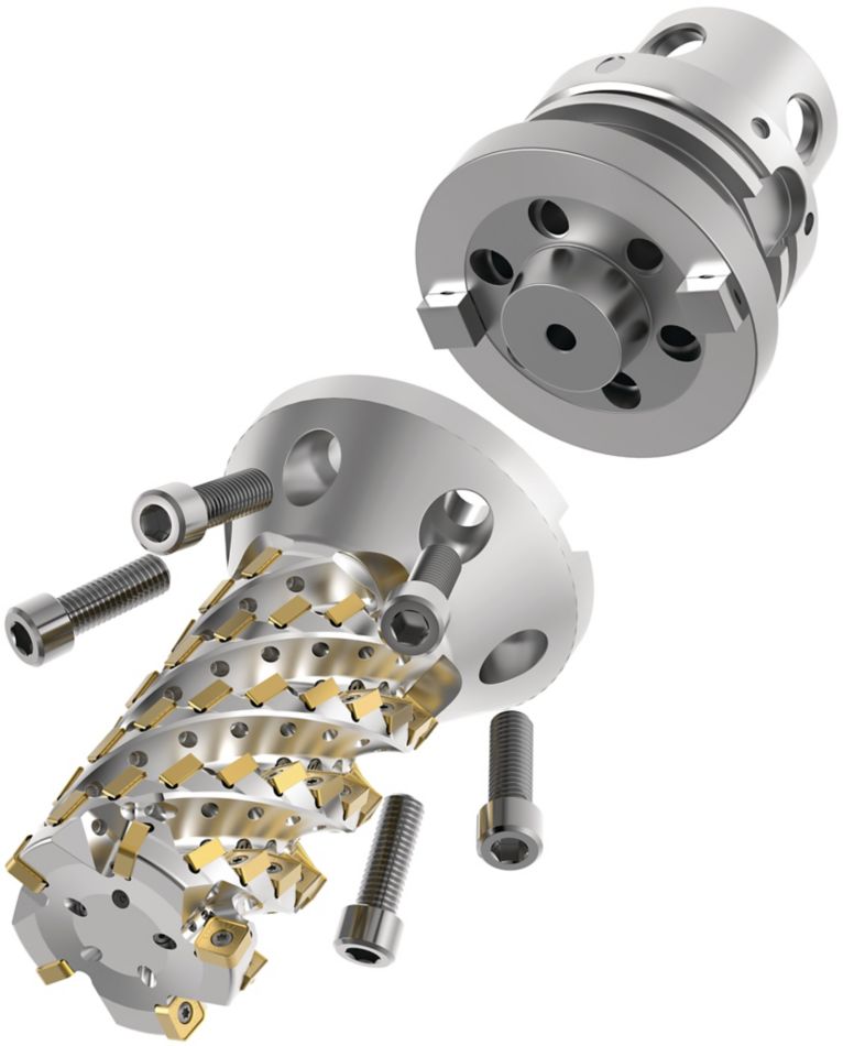 HARVI™ Ultra 8X • Helical Mill • IC 12 • Taper Flange Mount • Inch