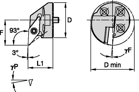 Cabeças Parafusadas • Livres de vibração • Screw On • SVUB 93°