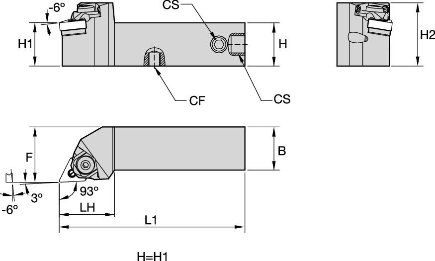 Kenloc™ • Adduzione interna di refrigerante • MTJN 93°