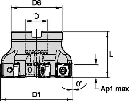 VSM890™-12 - Shell Mills - Inch 6596135 - WIDIA