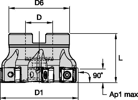 Frese a manicotto • Sistema metrico