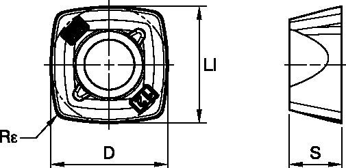 Inserti • XDPT-MM • Migliore scelta per operazioni di fresatura di tasche e di profilatura