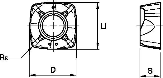 Břitové destičky • XPPW-MH • Speciální geometrie pro těžké hrubování