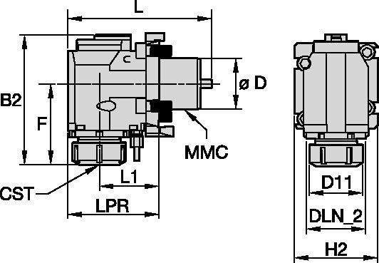 Okuma™ • Angetrieben Radial • ER™ • MMC 009