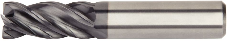 HARVI™ I TE Four Flute End Mill for Roughing and Finishing Covering the Broadest Range of Applications and Materials