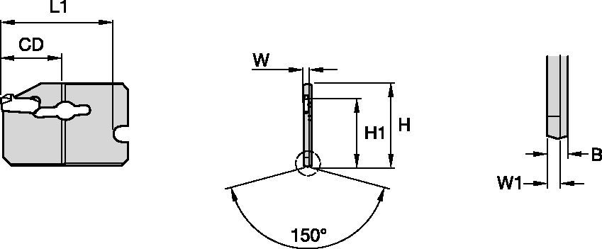 Grooving, and Cut-Off • Blades with and without reinforcement