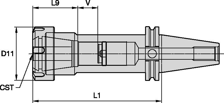 ER Collet Adapter CV50 Tooling Systems - 2249706 - WIDIA