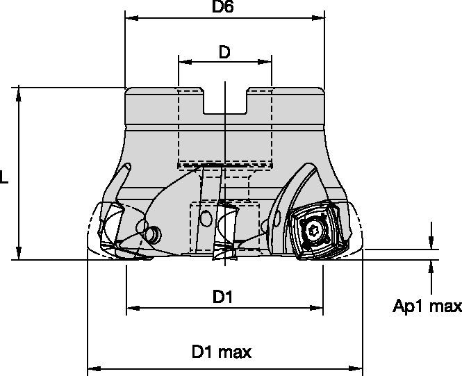 VXF™-16 - Shell Mills - Inch 6597789 - WIDIA