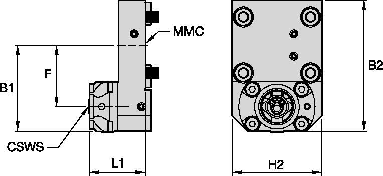 Nakamura™ • Ferramenta estática axial • KM™ • MMC 031