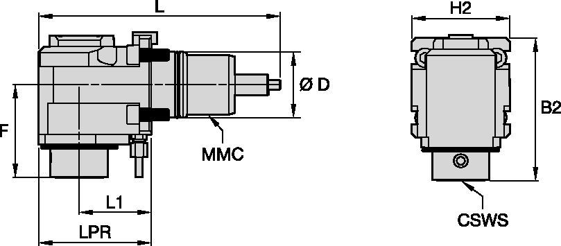 Nakamura™ • Driven Tool Radial • KM™ • MMC 031