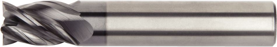 HARVI™ I TE 四排屑槽立铣刀，用于粗加工和精加工，涵盖最广泛的应用和材料