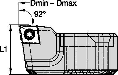 eBore™ Universal • Bridge Extension • Insert Holder I.D. • CC06