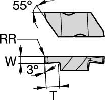 Top Notch™ Groove and Turn Inserts