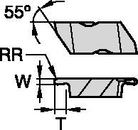 Top Notch™ NRD3031L Groove and Turn Insert 1818858 - Kennametal