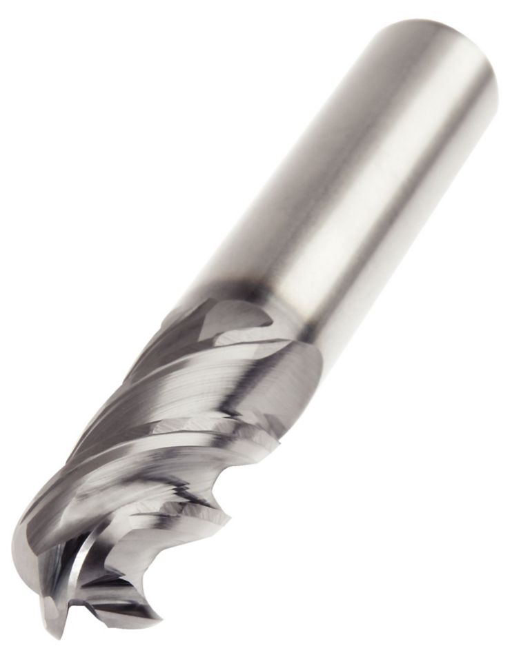 HARVI™ I TE Four Flute End Mill for Roughing and Finishing Covering the Broadest Range of Applications and Materials