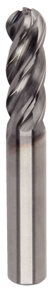 HARVI™ I TE - Ball Nose - 4 Flutes - Long - Plain Shank - Inch 6767751 - Kennametal