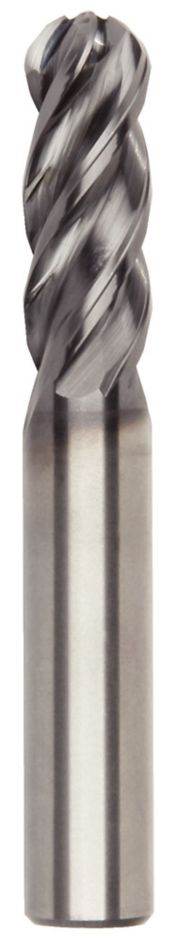 HARVI™ I TE - Ball Nose - 4 Flutes - Long - Plain Shank - Inch 6767751 - Kennametal