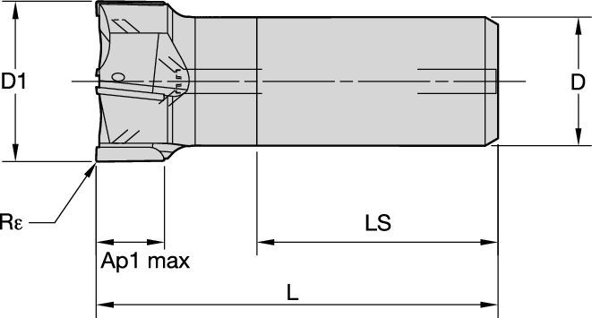 Fresa a candela PCD KenCut™ AQ per sgrossatura e finitura dell’alluminio