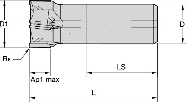 PCD End Mill for Roughing and Finishing of Aluminum