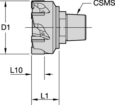 PCD Modular Reamer • R420 • Internal Coolant