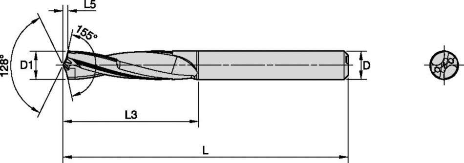 HiPACS • DAL • B566 • 3 X D • 内部クーラント
