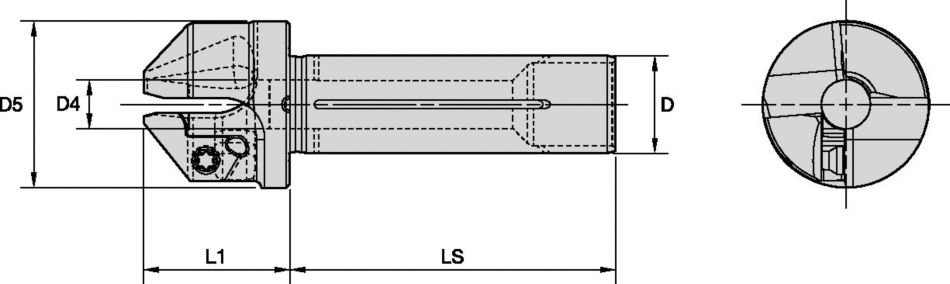 Reducer Sleeve • with Insert Pocket - 6770416 - Kennametal