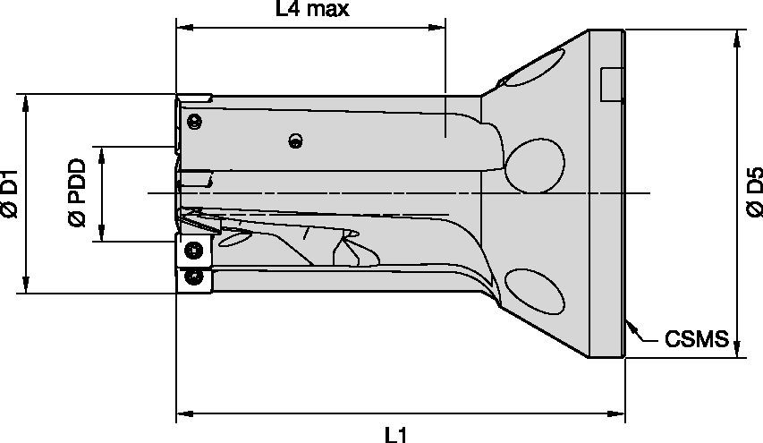 FBX • Corto • Attacco a flangia conica