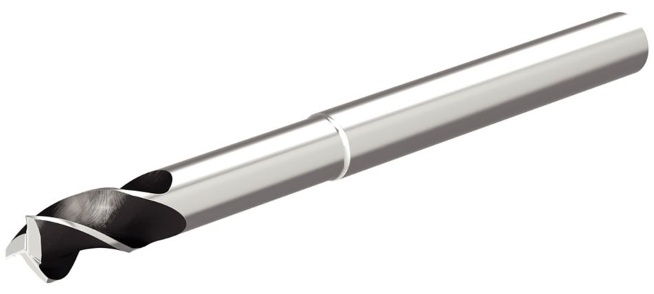 ALUFLASH™ Series 3AF9 • Square End • 3 Flute • Regular Length • Long Neck • Cylindrical Shank • Inch