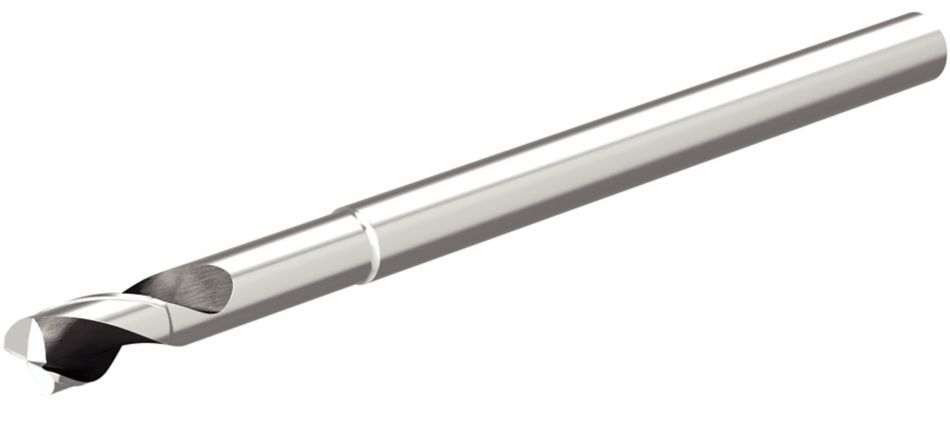 ALUFLASH™ Series 2AF9 • Radius • 2 Flute • Regular Length • Long Neck • Cylindrical Shank • Inch