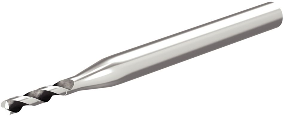 ALUFLASH™ Series 2A09 • Radius • 2 Flute • Regular Length • Cylindrical Shank • Metric