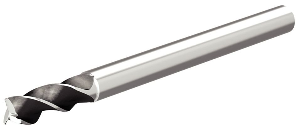 ALUFLASH • Series 3AN9 • Radius • 3 Flute • Regular Length • Regular Neck • Cylindrical Shank • Metric