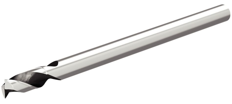 ALUFLASH • Series 2A09 • Square End • 2 Flute • Regular Length • Cylindrical Shank • Inch