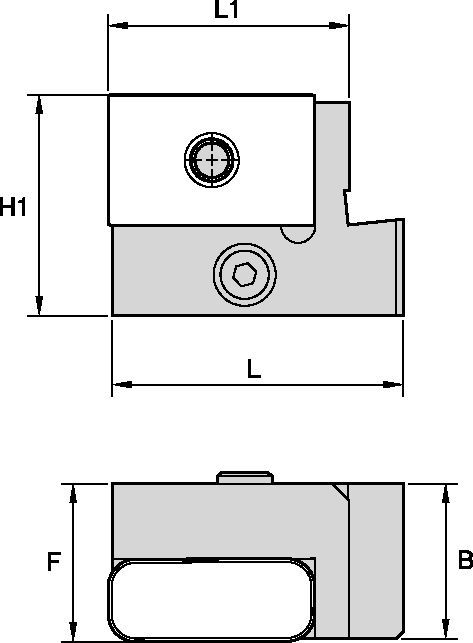 LNUX 6939318610 Turning Cassette 2039208 - Widia