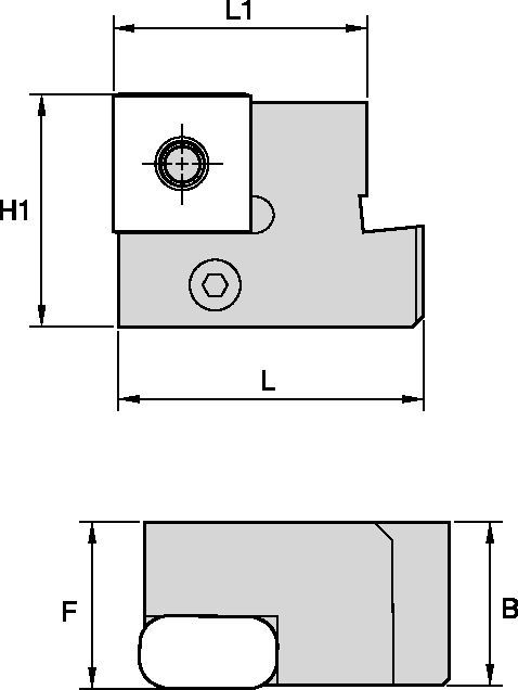 LNUX 6939318710 Turning Cassette 2276947 - Widia