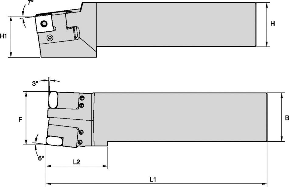 LNUX 6939143110 Toolholder 2552321 - Widia