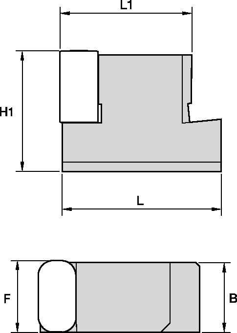Railway Facing Cassette • Wheel Turning Lathe • for Right Hand LNUX30 inserts
