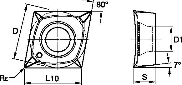 Plaquitas WIDIA™ • CCGT-AL • Mecanizado de aluminio