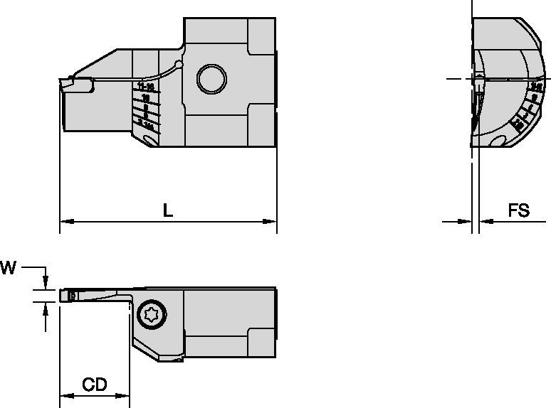 WGC Ranger™ WGCMRAR0625B635 Modular Blade 6740413 - Widia