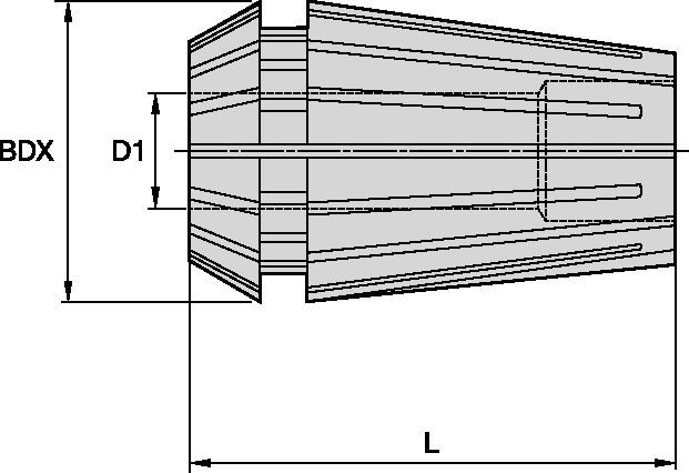 Pinces angle simple standard ER