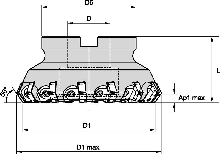 Shell Mills • Steel and Cast Iron Face Mills at Low Cost per Edge