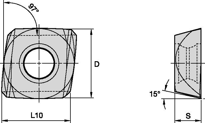 M1600 Mini-F • Wiper Inserts • XDHX-W2C