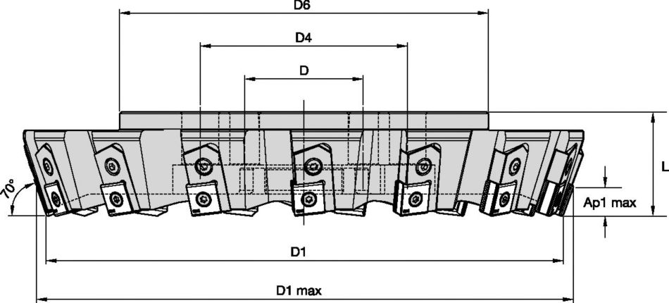 Shell Mills • Steel and Cast Iron Face Mills at Low Cost per Edge