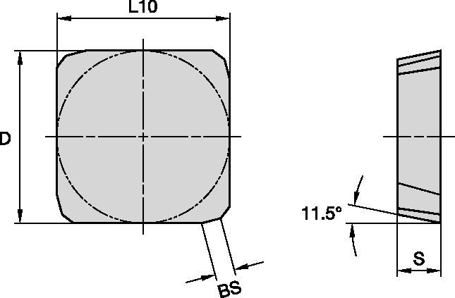 Indexable Milling - Face Milling ISO Inserts - SP.. 2557306 - WIDIA